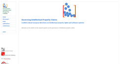 Desktop Screenshot of ipgovernance.eu