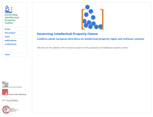 Tablet Screenshot of ipgovernance.eu